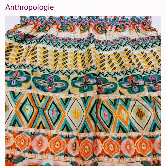 TAVNI KADIA SKIRT Colorful Patterned Women's Skirt - Picture 2 of 8